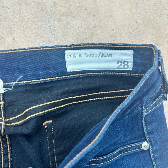 rag & bone Indigo Skinny Jeans size 28 MN - Picture 2 of 3